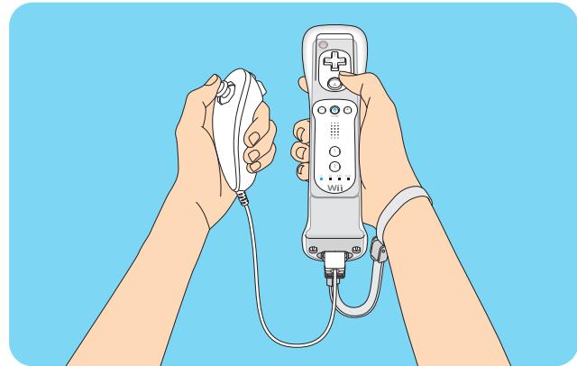 NINTENDO WII - Comment tenir le nunchuk et la wii remote - 1