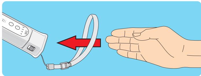 NINTENDO WII - Porter la dragonne de la wii remote - 1