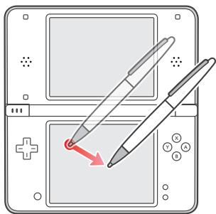 NINTENDO DS I XL - Using the Nintendo DSi XL Stylus - 2