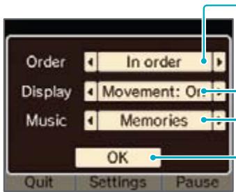 NINTENDO DS I XL - Slide-Show Settings - 1
