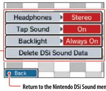 NINTENDO DS I XL - Settings - 1