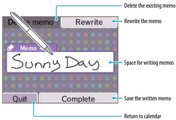 NINTENDO DS I XL - Writing Memos - 1