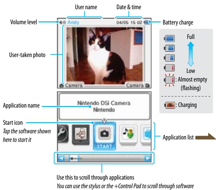 NINTENDO DS I XL - Applications and Settings - 1