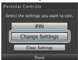 NINTENDO DS I XL - Changing the Parental Controls Setting - 9