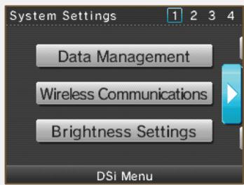 NINTENDO DS I XL - System Settings 1 - 1