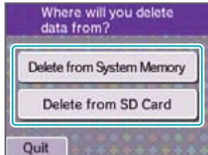 NINTENDO DS I XL - Deleting Photos/Frames/Memos - 2