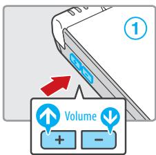 NINTENDO DS I XL - Adjusting the volume - 1