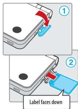 NINTENDO DS I XL - Inserting an SD Card - 1