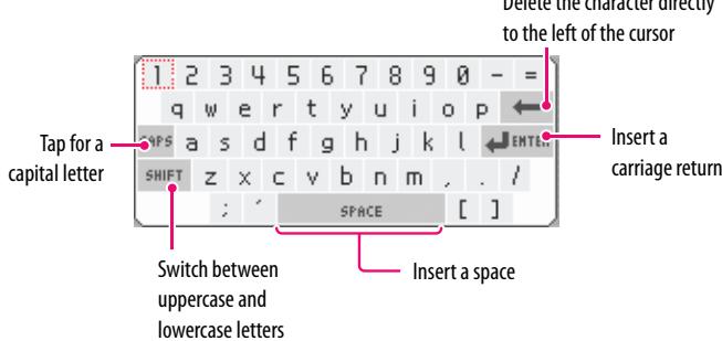 NINTENDO DS I XL - Using the On-Screen Keyboard - 1