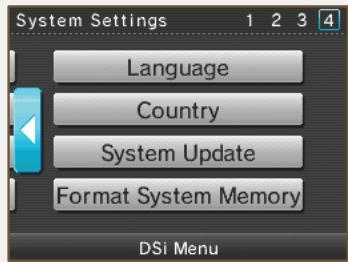 NINTENDO DS I XL - System Settings 4 - 1