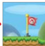 NINTENDO SUPER MARIO BROS.WII - Drapeau de mi-chemin - 2