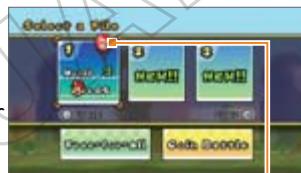 NINTENDO SUPER MARIO BROS.WII - File-Selection Screen - 1
