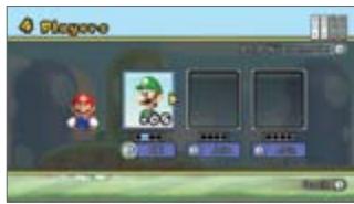 NINTENDO SUPER MARIO BROS.WII - Select Characters - 1