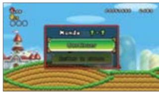 NINTENDO SUPER MARIO BROS.WII - Menu pause - 1