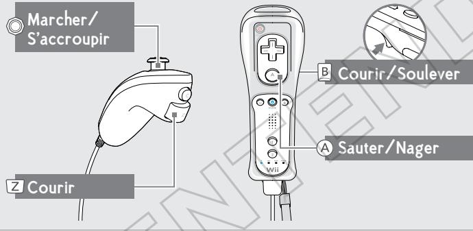 NINTENDO SUPER MARIO BROS.WII - Manette wii remote™ (à l'horizontal) - 2