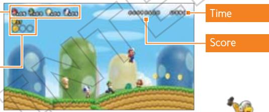 NINTENDO SUPER MARIO BROS.WII - Game Screen - 1
