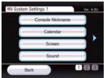 NINTENDO WII CHANNELS AND SETTINGS - Wii Settings - 1