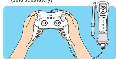 NINTENDO WII CHANNELS AND SETTINGS - Classic Controller Pro (sold separately) - 1