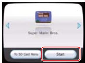 NINTENDO WII CHANNELS AND SETTINGS - Starting a program from an SD Card - 4