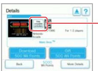 NINTENDO WII CHANNELS AND SETTINGS - Virtual Console Game Controllers - 1