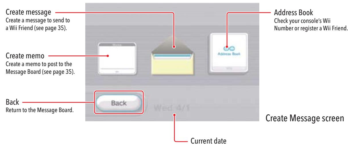 NINTENDO WII CHANNELS AND SETTINGS - Creating Messages - 2