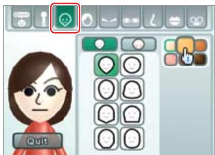 NINTENDO WII CHANNELS AND SETTINGS - Making Your First Mii - 3