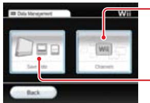 NINTENDO WII CHANNELS AND SETTINGS - Data Management - 1