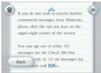 NINTENDO WII CHANNELS AND SETTINGS - Canceling Wii Channel Message Service - 1
