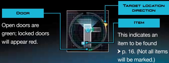 NINTENDO WII METROID OTHER M - MAP (CURRENT AREA) - 1