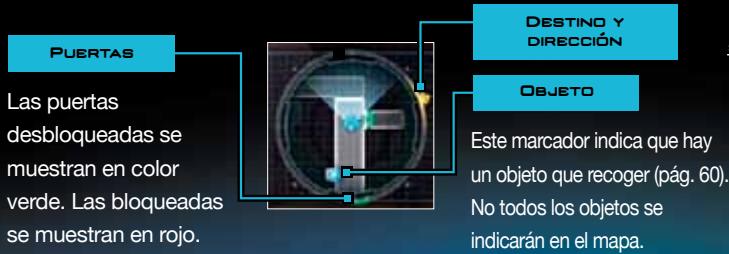 NINTENDO WII METROID OTHER M - MAPA (ZONA ACTUAL) - 1