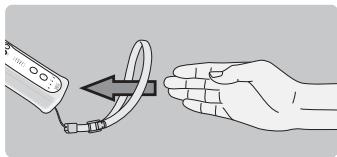 NINTENDO WII REMOTE PLUS - Wearing the Wii Remote Wrist Strap - 1