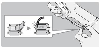NINTENDO WII REMOTE PLUS CONTROLLER - Wearing the Wii Remote Wrist Strap - 2