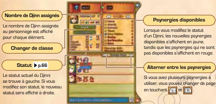 NINTENDO GOLDEN SUN DARK DAWN - Alterner entre les statuts - 1