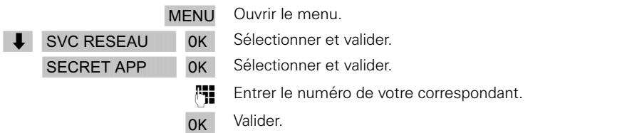 FRANCE TELECOM CONVERSAL 2 - UTILISER LE SECRET APPEL PAR APPEL - 1