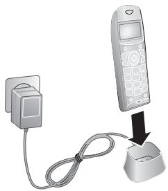 FRANCE TELECOM GALEO 5875 - Introduire les batteries dans le combiné - 2