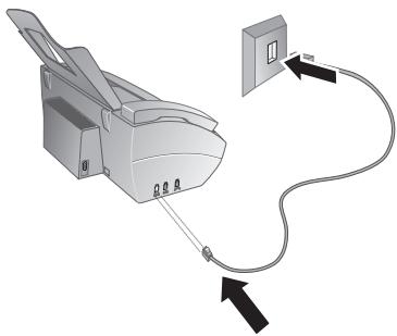 FRANCE TELECOM GALEO 5875 - Raccorder le câble téléphonique - 1