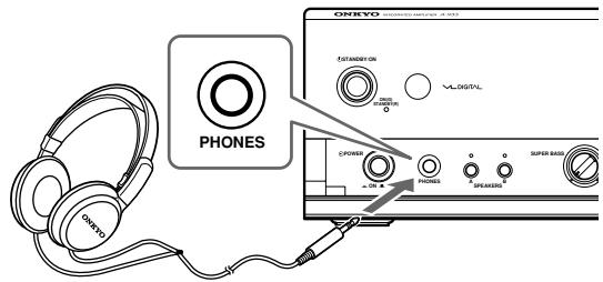 ONKYO A-933 - Using Headphones - 1