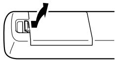 ONKYO A-933 - Installing the Batteries - 1