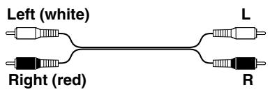 ONKYO A-933 - RCA Audio Connection Color Coding - 1