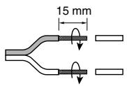 ONKYO A-933 - Connecting the Speaker Cables - 1