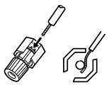 ONKYO A-933 - Connecting the Speaker Cables - 3