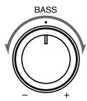 ONKYO A-9555 - Adjusting the Bass - 1