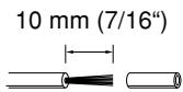 ONKYO CR-505 - Connecting the Speaker Cords to the Speaker Connectors - 1