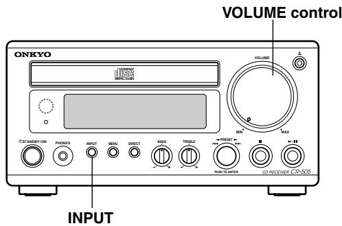 ONKYO CR-505 - Note: - 1