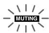 ONKYO CR-505 - Press the remote controller's [MUTING] button. - 1