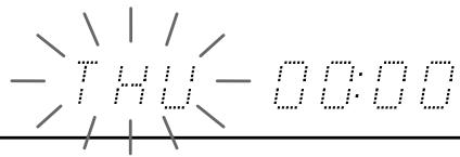 ONKYO CR-505 - Use the Up/Down [▲]/[▼] buttons to select a day. - 1