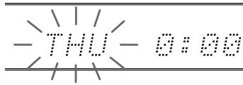 ONKYO CR-L5 - Use the Up/Down [▲]/[▼] buttons to select a day. - 1