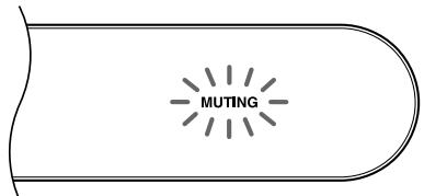 ONKYO CR-L5 - Press the remote controller's [MUT-ING] button. - 1