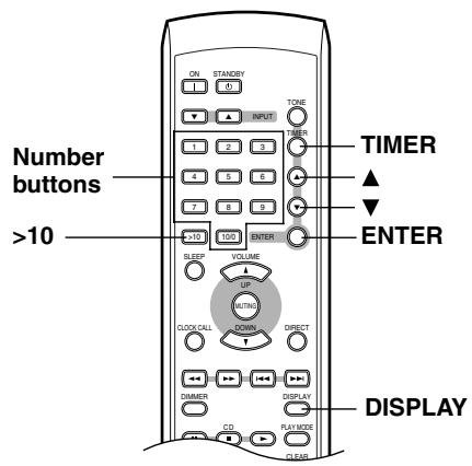 ONKYO CR-L5 - Setting the Clock Manually - 1