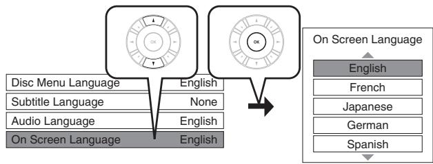 ONKYO DV-HD805 - A: Language - 2